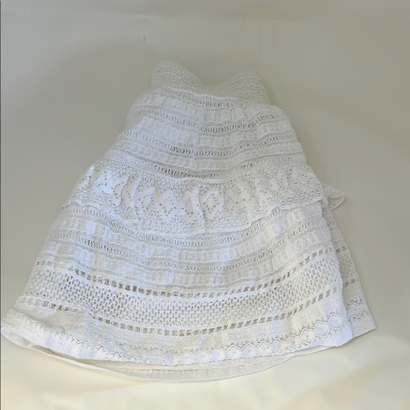 Aerie White Skirt with Ruffled Tiers - Picture 2 of 2